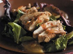 煎鸡腿伴苹果酒汁