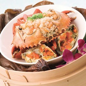 蒜香蟹黄糯米饭