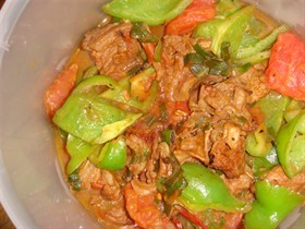 自制番茄肉片