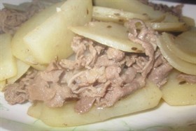 孜然土豆牛肉