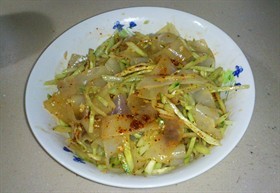 麻酱拌粉皮