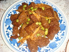 家常凉拌四喜烤麸