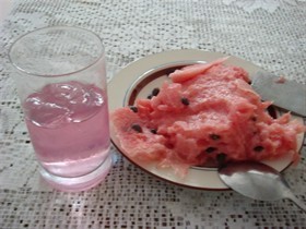 自制西瓜果冻