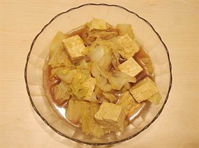豆腐炖白菜