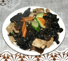家常肉片炒三片