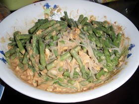 麻酱拌豇豆粉丝
