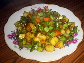 豆角土豆丁