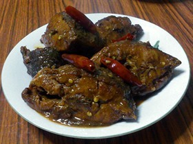 糖醋瓦块鲈鱼