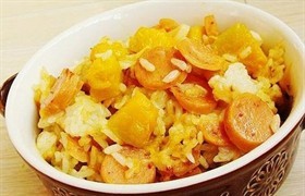 蒜香南瓜焖饭