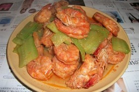 奥尔良口味大虾