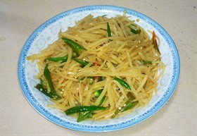 小米椒炒土豆丝