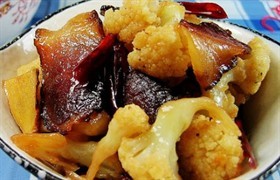花菜炒腊肉