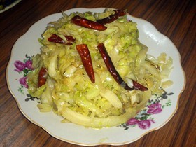 酸甜辣洋白菜丝