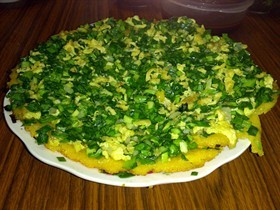 韭菜鸡蛋糊饼