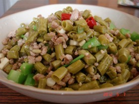 肉末酸豆角