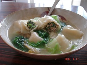 荠菜馅馄饨