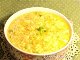 蟹黄豆花 