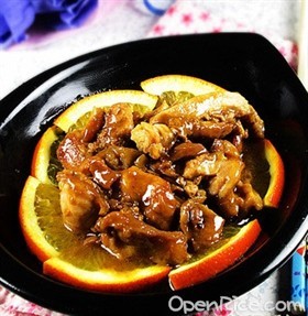 香橙鸡腿肉