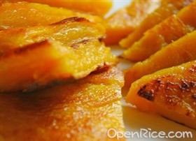 垂涎的金黄南瓜煎饼 
