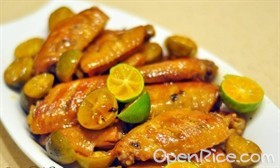 青柠檬蜂蜜煎鸡翅 