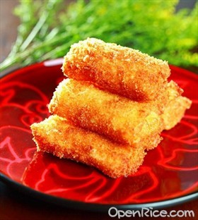 香芒沙律鲜虾卷