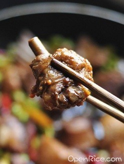 毛豆烧鸭