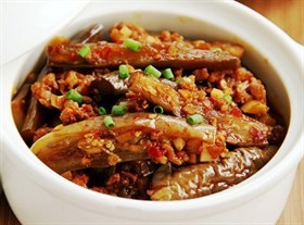 鱼香茄子煲