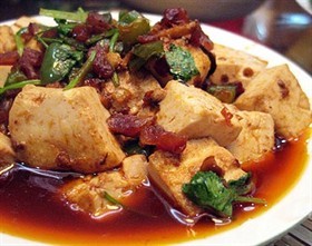 腊肠豆腐