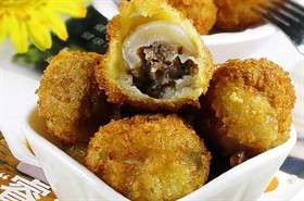香酥荔枝丸子