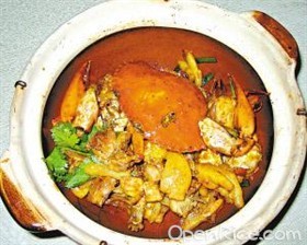 鸡焖蟹煲
