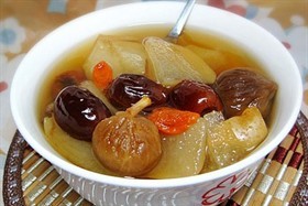 无花果雪梨糖水