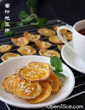 蜜汁地瓜片 