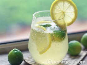 青金桔柠檬汽水