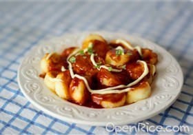 茄汁玉子豆腐 