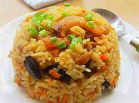 香菇虾仁饭
