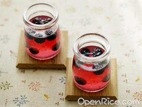 蓝莓果冻 