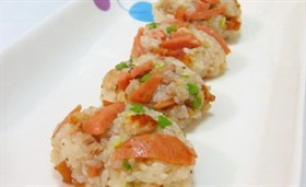 腊肉火腿饭团