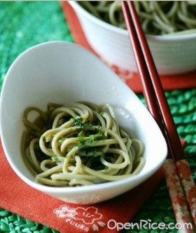 日式抹茶冷面