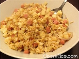 土豆火腿蛋炒饭 