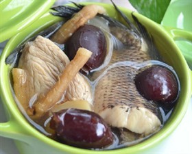 玉竹红枣生鱼汤