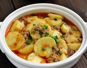 沙茶玉子豆腐