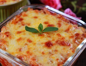 肉酱芝士焗饭