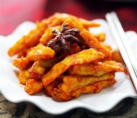 韩酱酥茄条