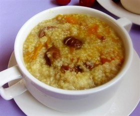 小米南瓜板栗粥