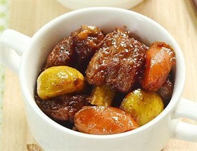 可乐栗子排骨
