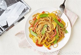 秋日杂蔬意面 