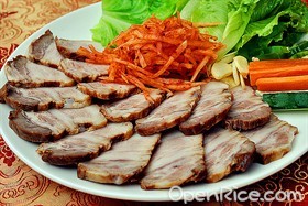 韩国菜包肉