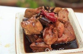 五香卤豆腐干 