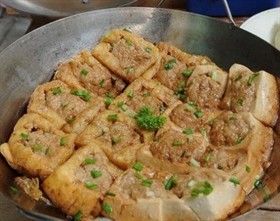 金银酿豆腐锅仔煲