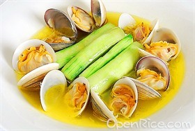 丝瓜烩蛤蜊